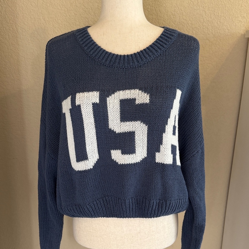 Blue USA Sweater Grayson Threads
